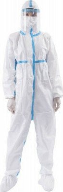 Ολόσωμη φόρμα χημικής προστασίας με κουκούλα Dentac BodySafe 2045